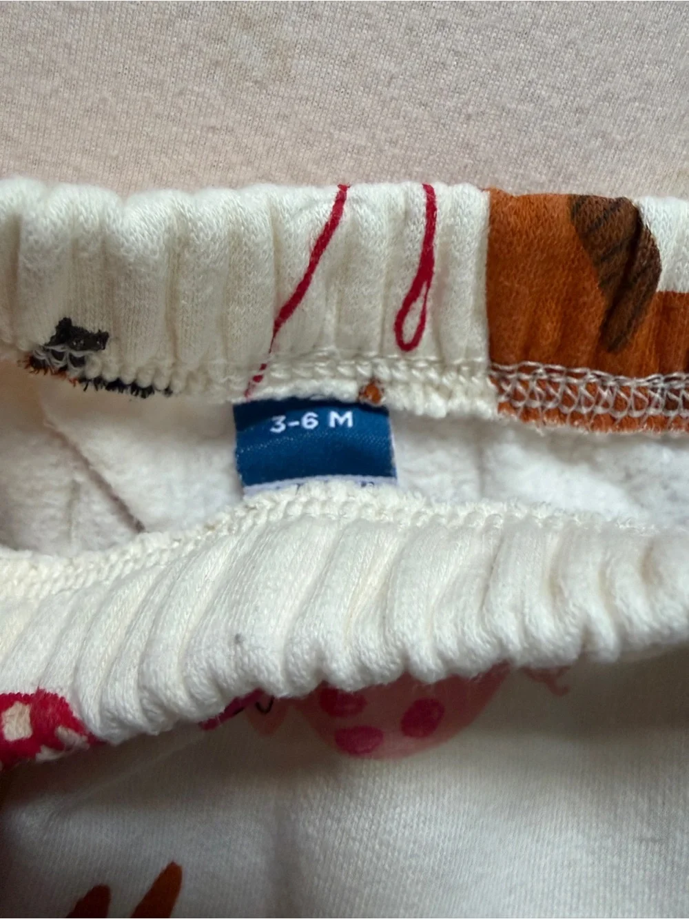 Old Navy Cream Kids Matching Set with Farm Animal Prinf
